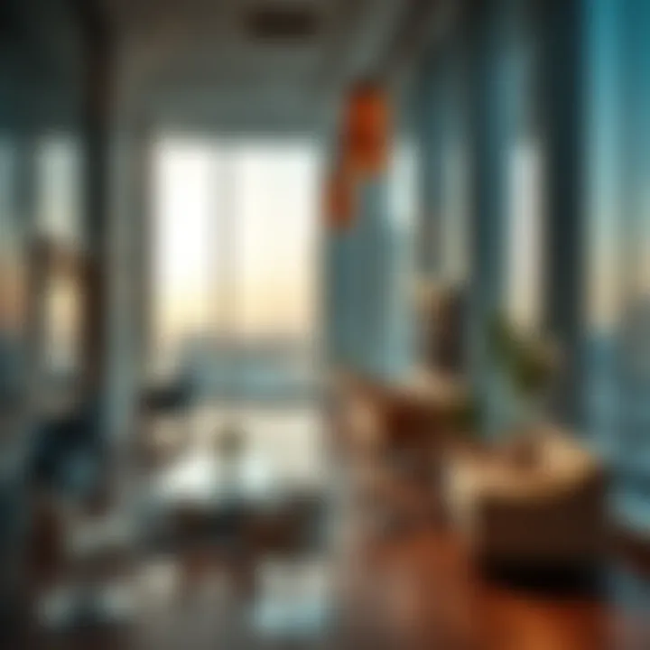 Commercial space in Address Sky View Dubai highlighting investment opportunities