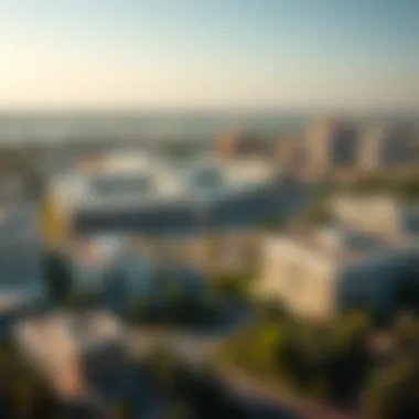 Aerial view of Al Barsha schools