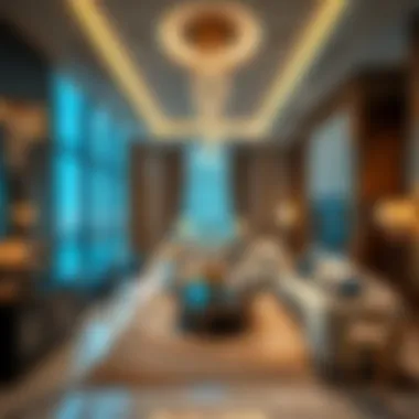 Luxurious interiors of Al Ferdous Building