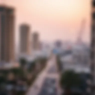 Panoramic view of Al Wasl area