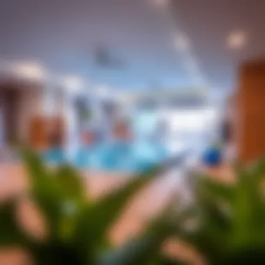 Amenities at Al Ghadeer Hotel Apartment including pool and gym facilities