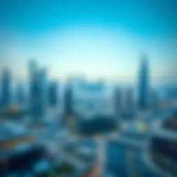 A panoramic view of Dubai showcasing its skyline and architectural marvels