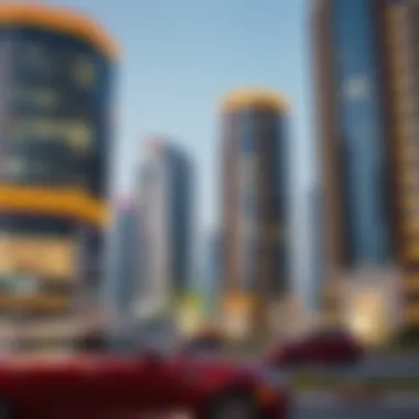 A representation of diverse industries including real estate and manufacturing