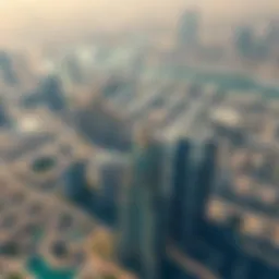 Aerial view showcasing Al Habtoor's iconic developments in Dubai