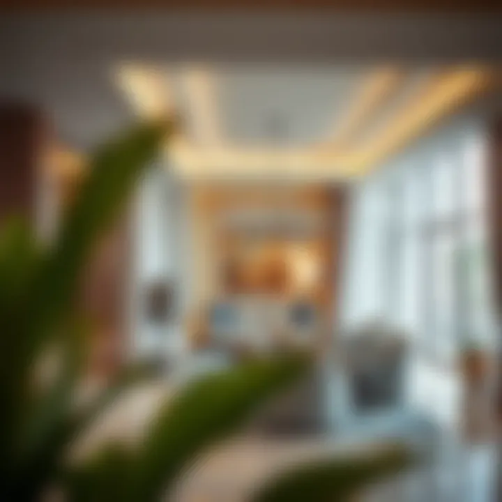 Interior view of a luxury home developed by Al Hamra