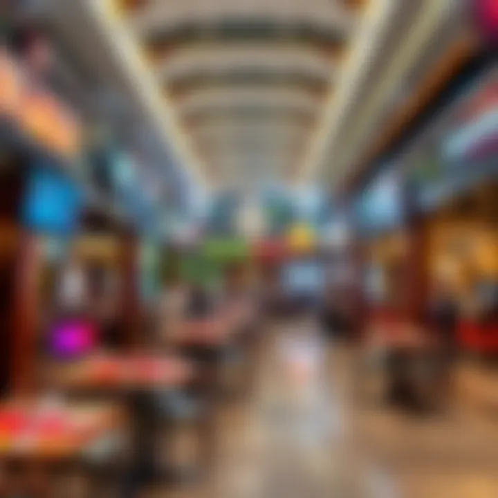 A selection of diverse dining options available at Al Khalidiya Mall