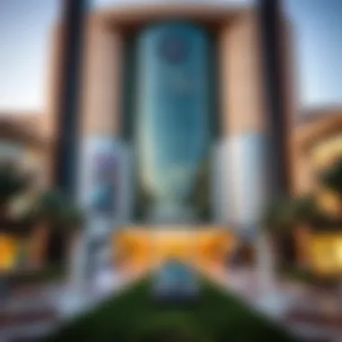 Exterior view highlighting the architectural design of Al Khalidiya Mall