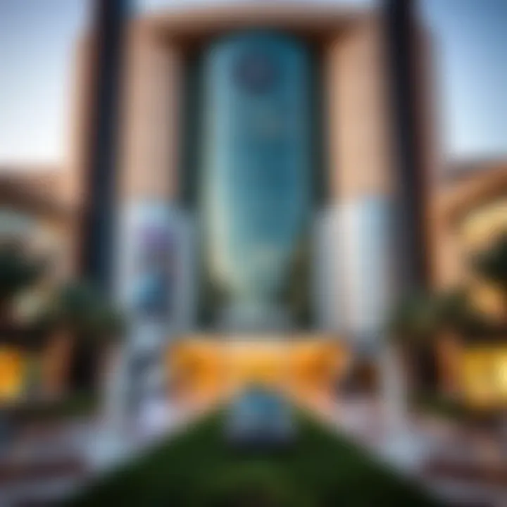 Exterior view highlighting the architectural design of Al Khalidiya Mall