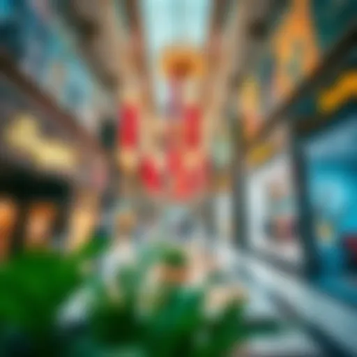 Interior view showcasing the vibrant shopping atmosphere of Al Khalidiya Mall