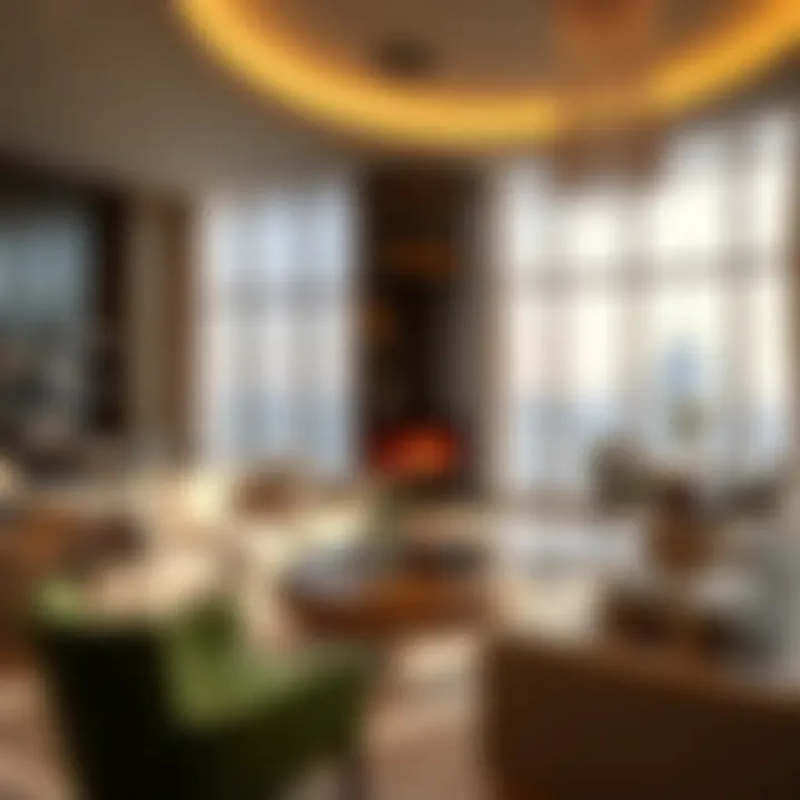 Luxurious living spaces within Al Roda Tower