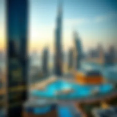 Panoramic view showcasing the strategic location of Al Roda Tower