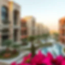 Stunning view of Al Zahia's modern architecture