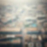 Aerial Perspective of Al Zorah's Urban Landscape Aerial view of Al Zorah development showcasing urban planning