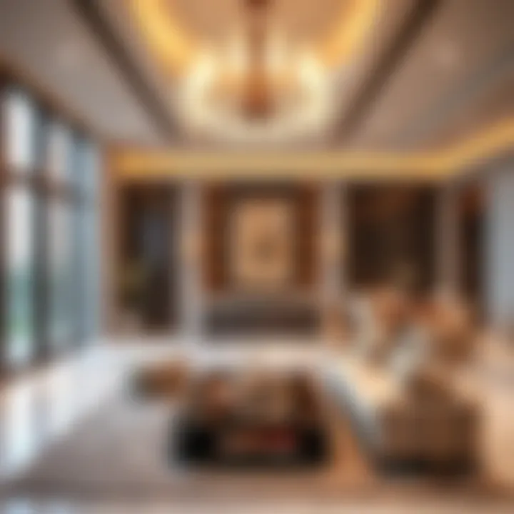 Interior design showcasing luxury at Amalia