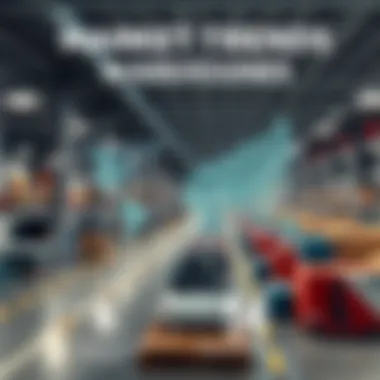 Infographic illustrating market trends in warehousing