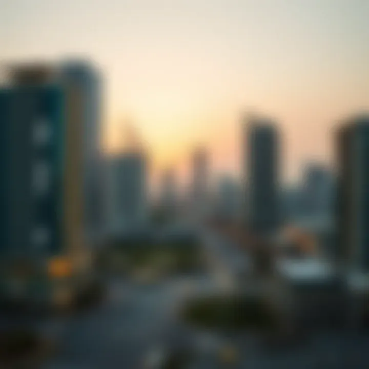 Infographic comparing price per square foot in different Dubai areas