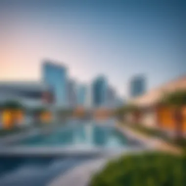 Modern architectural design in Aster Business Bay