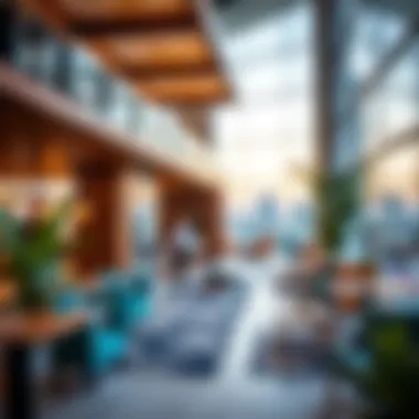 Vibrant community spaces in Aster Business Bay