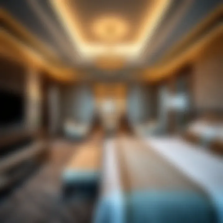 Luxury accommodations within Atlantis, featuring opulent interiors