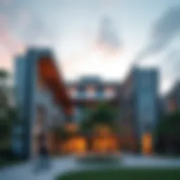 Modern architectural design of Aveline JVC