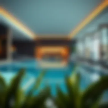 Amenities at Balqis Residences including a pool and fitness center