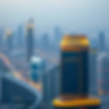 Bedaia Building's location within the context of Dubai's skyline