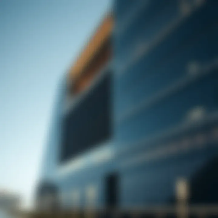 Bedaia Building's striking facade showcasing modern architectural design