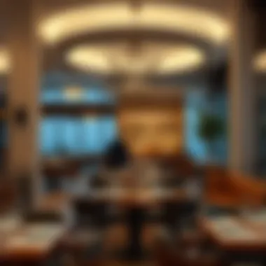 Charming ambiance of a popular restaurant