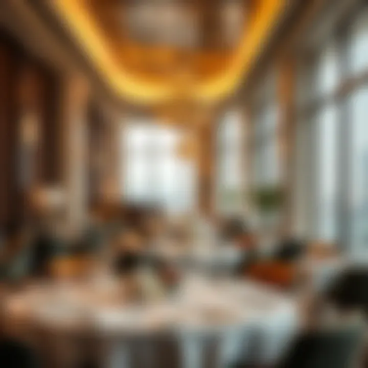 Elegant fine dining experience