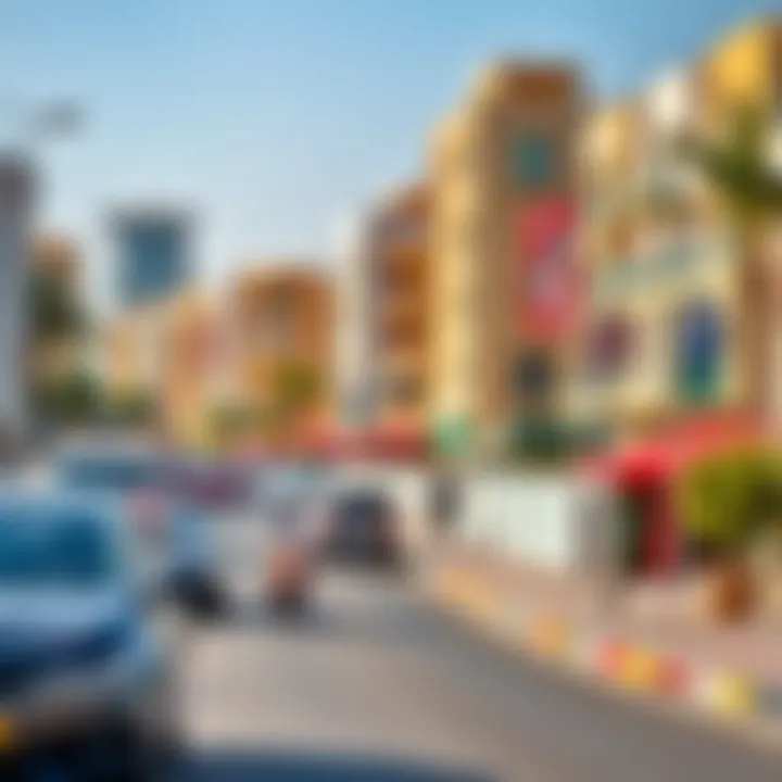 Dynamic Neighborhoods Shaping Abu Dhabi Vibrant neighborhood scene reflecting urban growth in Abu Dhabi