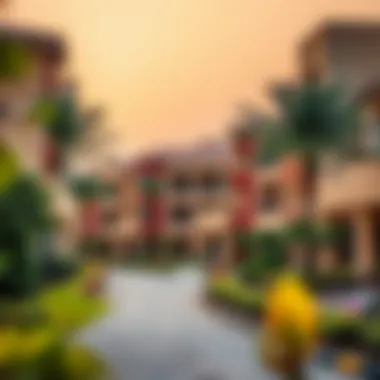 Vibrant neighborhood surrounding Binghatti Gardenia