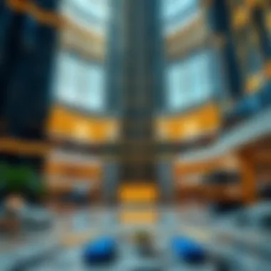 Interior view showcasing luxurious lobby design