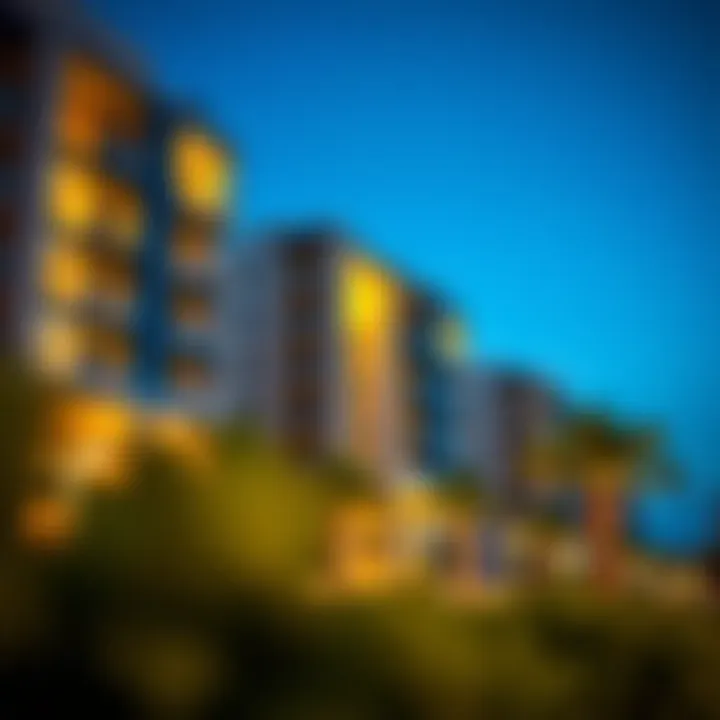 Luxurious apartment complex in Al-Khalidiya