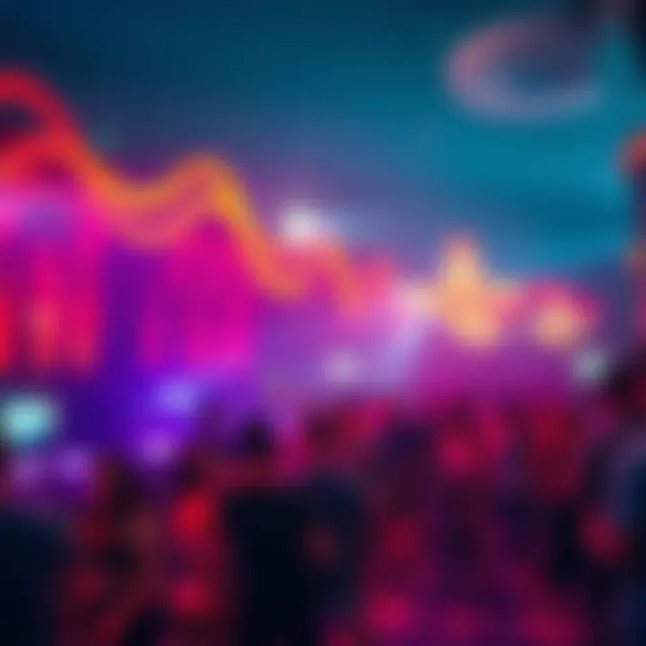 Vibrant nightlife scene at Cavalli Club featuring dynamic lighting and lively atmosphere