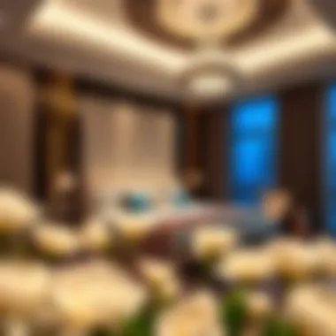 View of the opulent bedroom in Central Hotel Suites