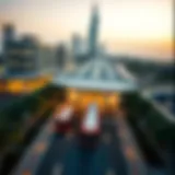 Aerial view of Centrepoint Metro Bus Station