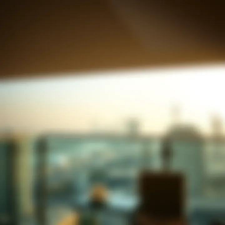 Stunning skyline view from Citadines Metro Central balcony