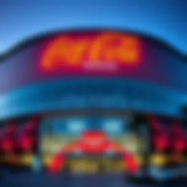 Coca-Cola Arena exterior showcasing its architectural design