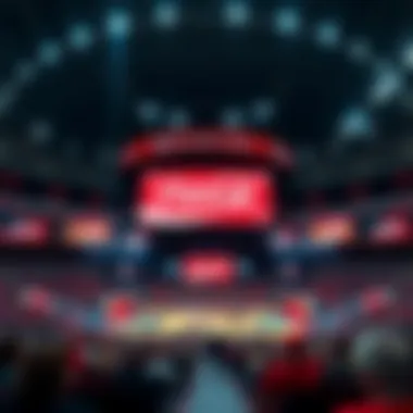 Inside view of Coca-Cola Arena during an event