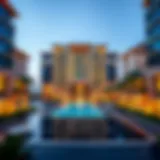 Stunning architectural view of Como Residences in Dubai