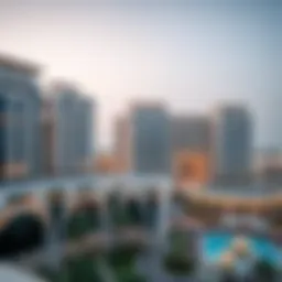 Panoramic view of Al Rayyan Complex showcasing its architectural design