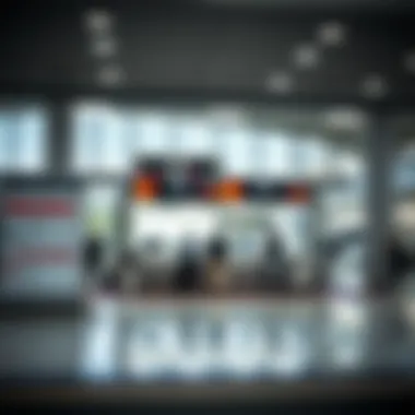 Ticketing counter at the bus station