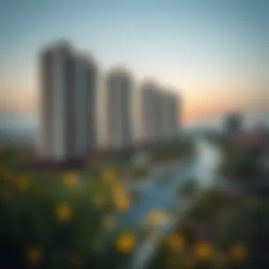 Scenic views surrounding Park Horizon development