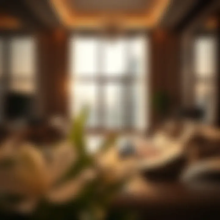 Luxurious apartment interior reflecting the high standard of living in Dubai