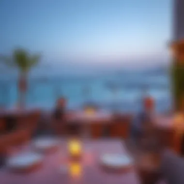 An inviting terrace with breathtaking views of Jumeirah Beach