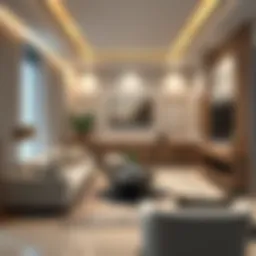 Luxurious home interior showcasing cleanliness