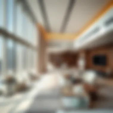 Elegant Interiors of Daman Tower Modern interior design of Daman Tower