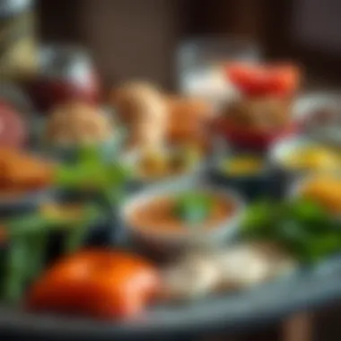 A platter of local delicacies representing the culinary heritage of Al Khawaneej