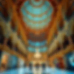 Intricate architectural design of Ibn Battuta Mall