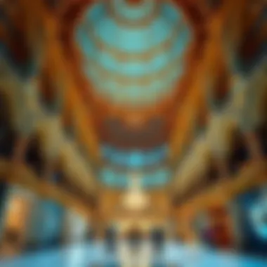 Intricate architectural design of Ibn Battuta Mall